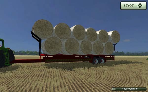 SM round bale trailer [MP]