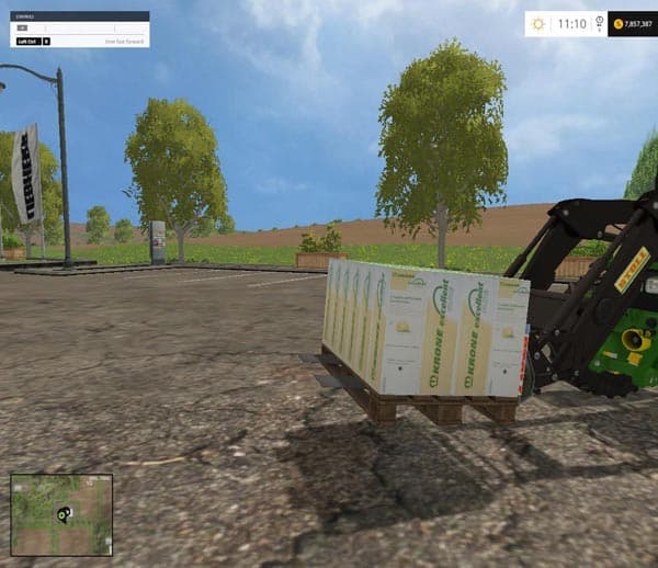 STOLL PALLET FORK WITH SIDE SHIFT FORKS 2