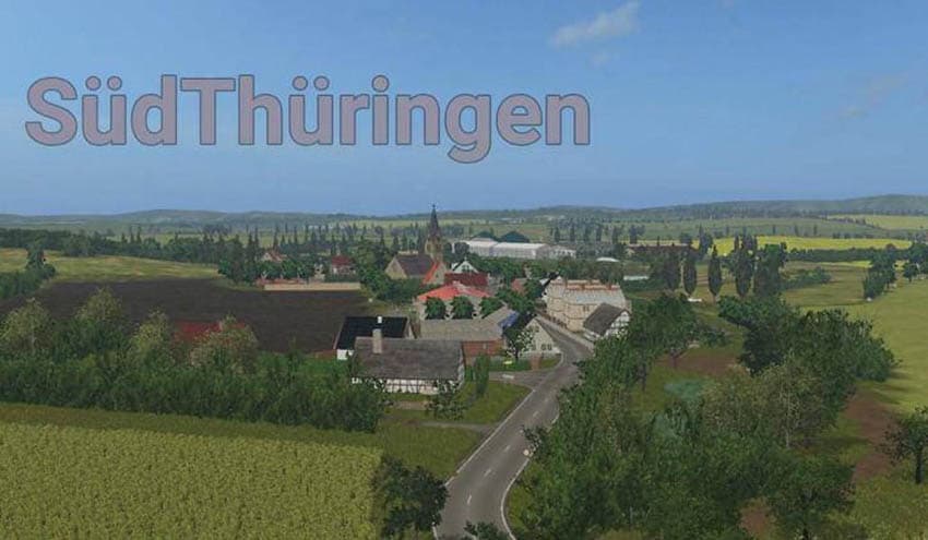 SUDTHURINGEN MAP