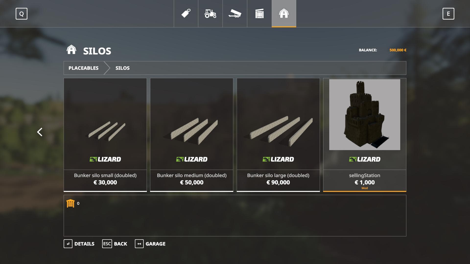 Sand Castle Sell Silo