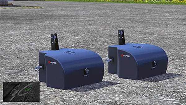 Saphir Frontweights 900/1200 Kg [MP] 3