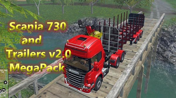 Scania 730 and Trailers [MP] 3