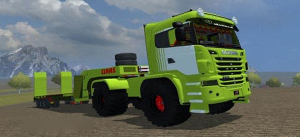 Scania Claas Edition + Trailer