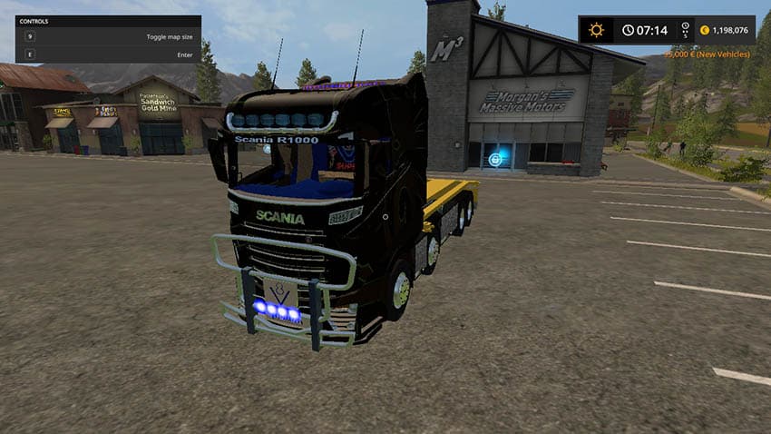 Scania R1000 Black 3