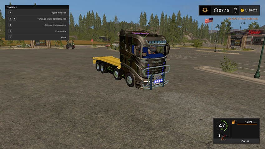 Scania R1000 Black