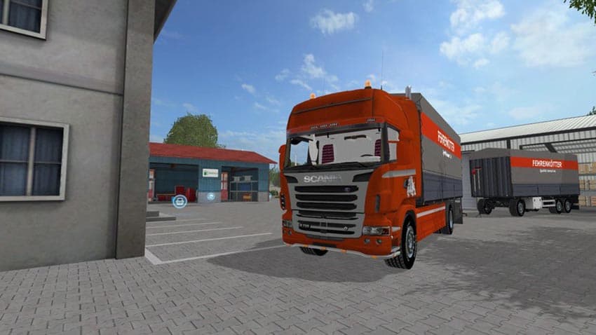 Scania R730 with tarpaulin in Fehrenkoetter Skin [MP] 2