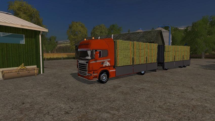 Scania R730 with tarpaulin in Fehrenkoetter Skin [MP]