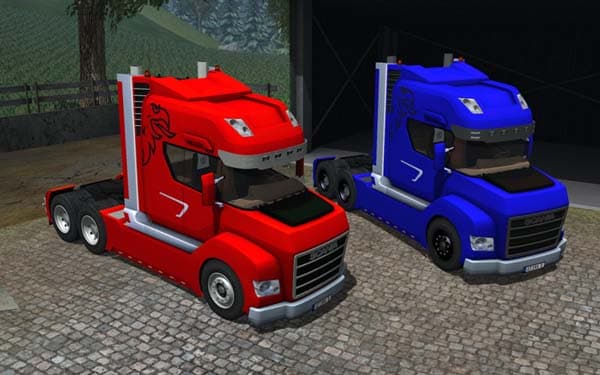 Scania Stax Rot und Blau [MP]
