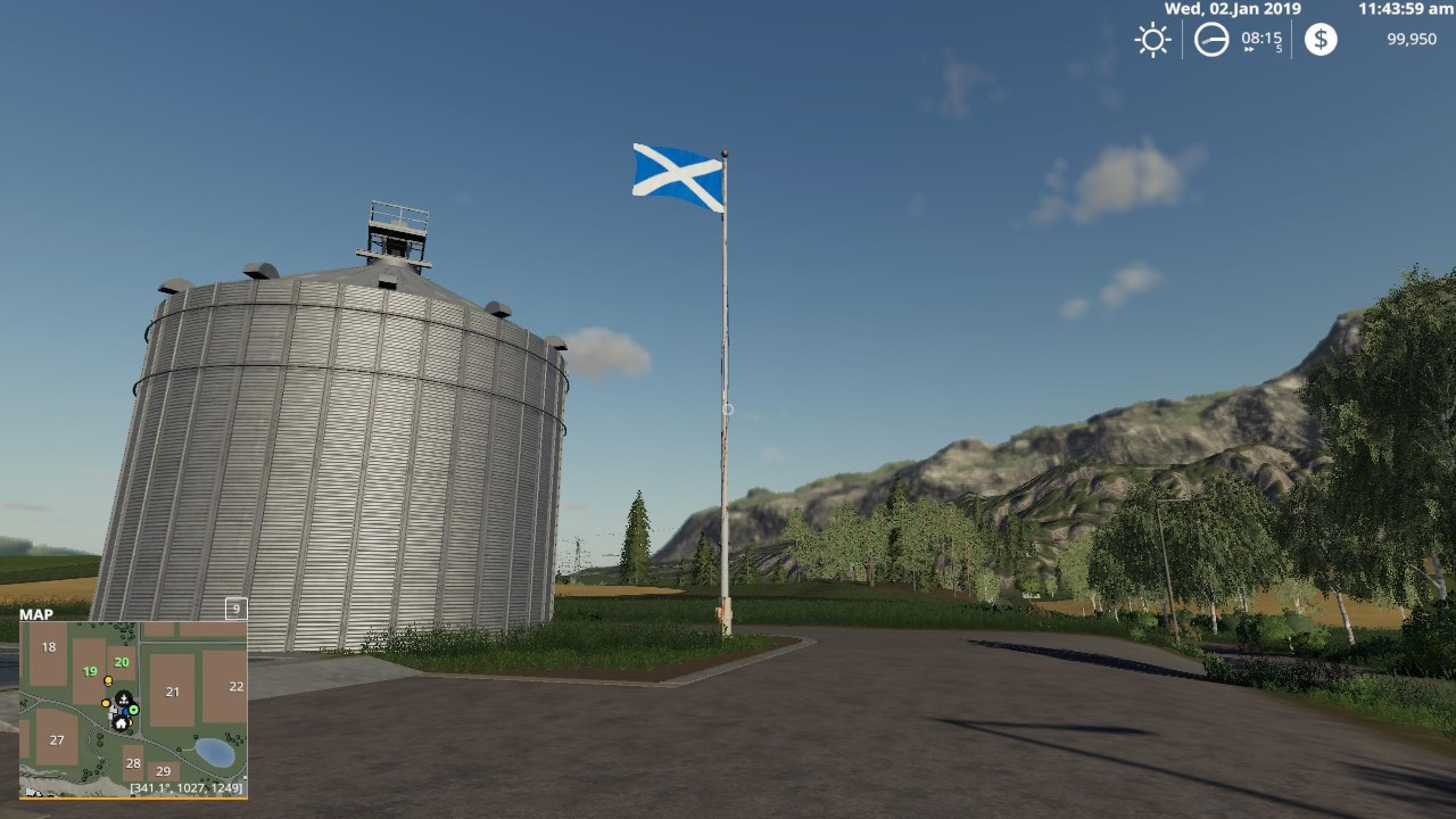 Scotland Flag 2