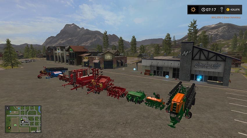 Seeders for dressed seeds [MP] 3