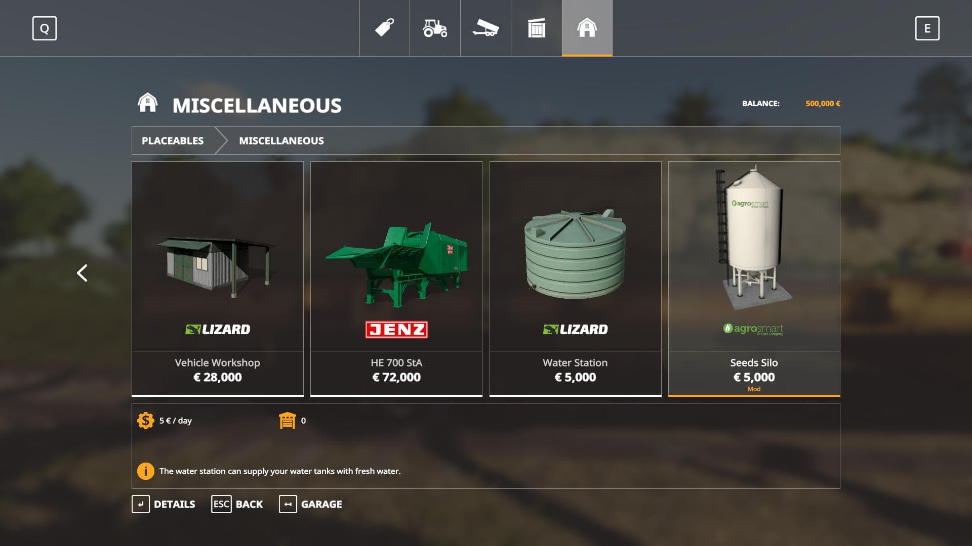 Seeds Silo 3
