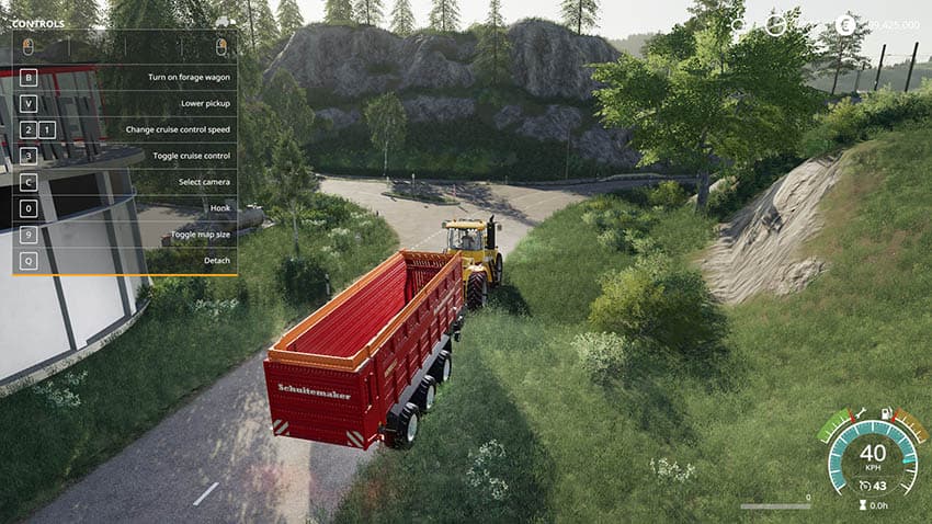 Self loading wagon Rapide 8400W