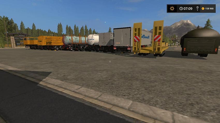 Semi-trailers for Kraz