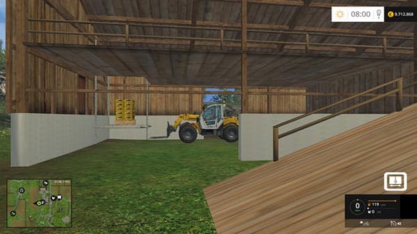 Shed with hay blower [SP] 3