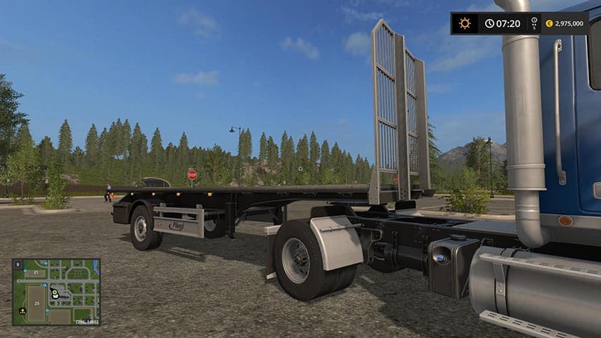 Short Flatbed Trailer UAL