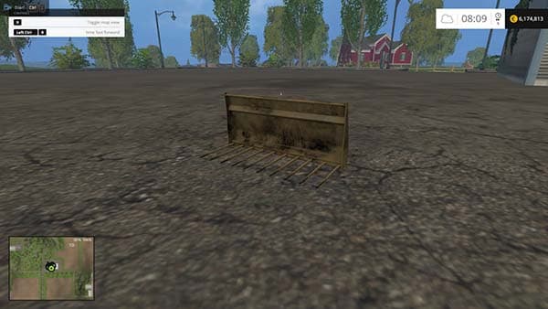 Shovel Stolll blocking bale 3