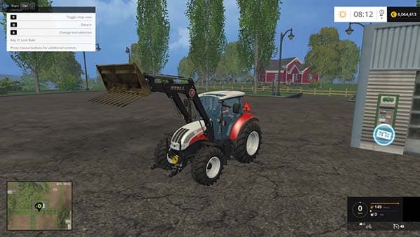 Shovel Stolll blocking bale 2