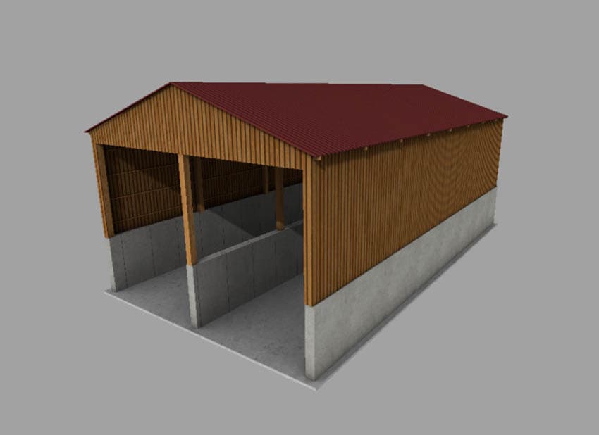 Silo with roof [SP]