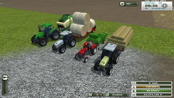 Single axle bale trailer 2