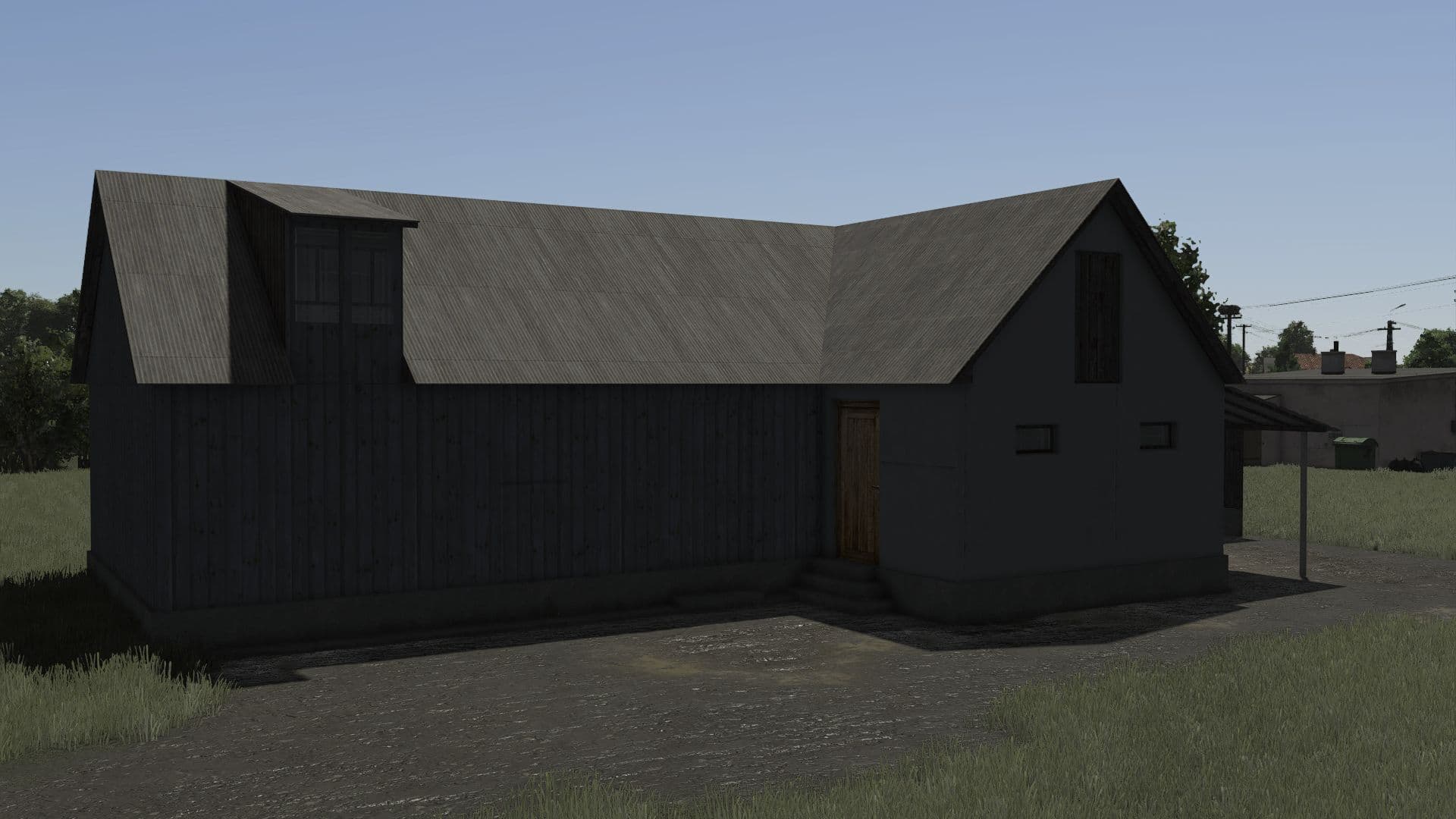 Small Shed with Garage