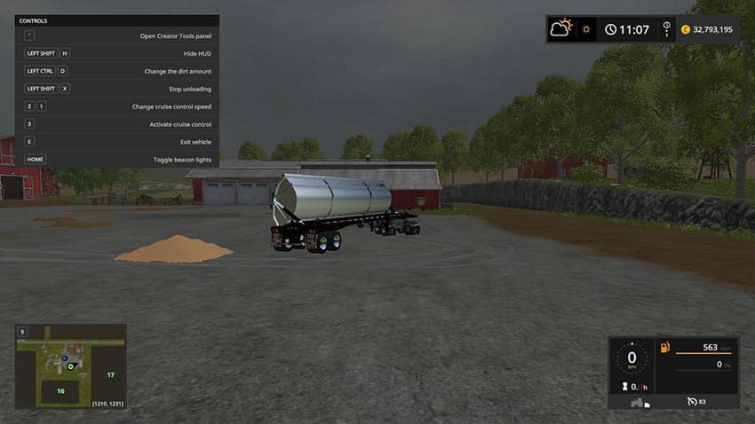 Smith Co side dump trailer