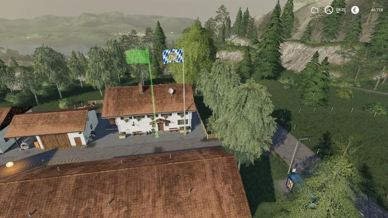 Splittable Bavaria flag