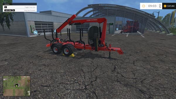 Stepa Forest Trailer With Crane [MP] 3