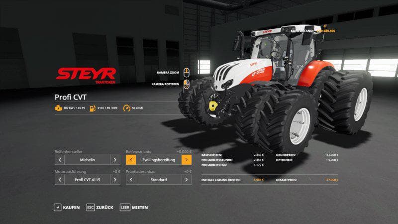 Steyr Profi CVT 3