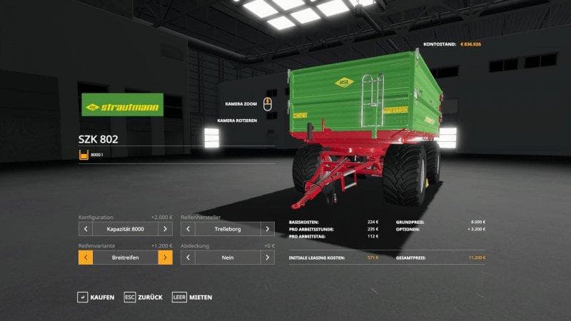 Strautmann SZK 802 3