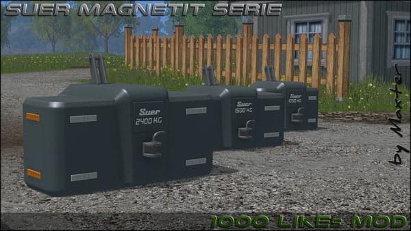 Suer magnetite weights [MP] 3
