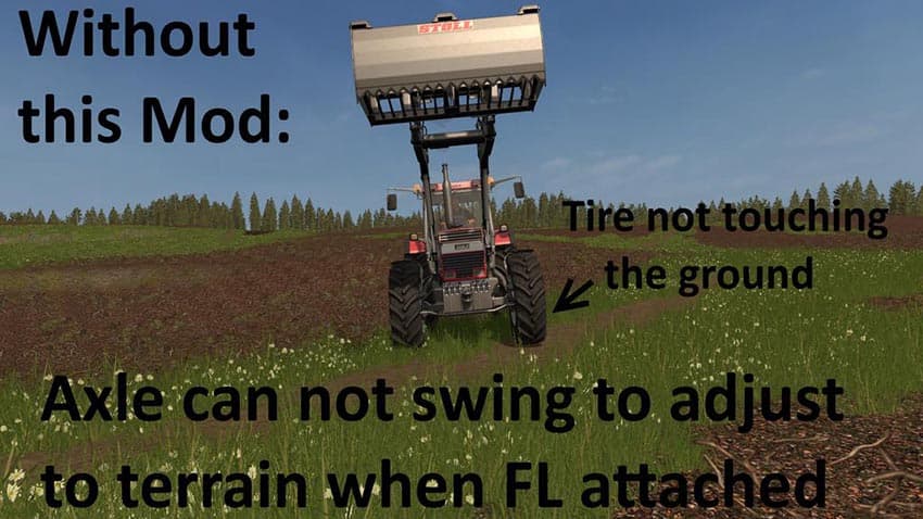 Swinging Axle with Frontloader 2