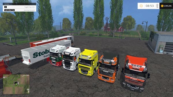 THE DAF XF TRUCK SHOW PACK 3