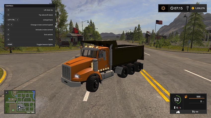 TWINSTAR TRI-AXLE DUMP TRUCK
