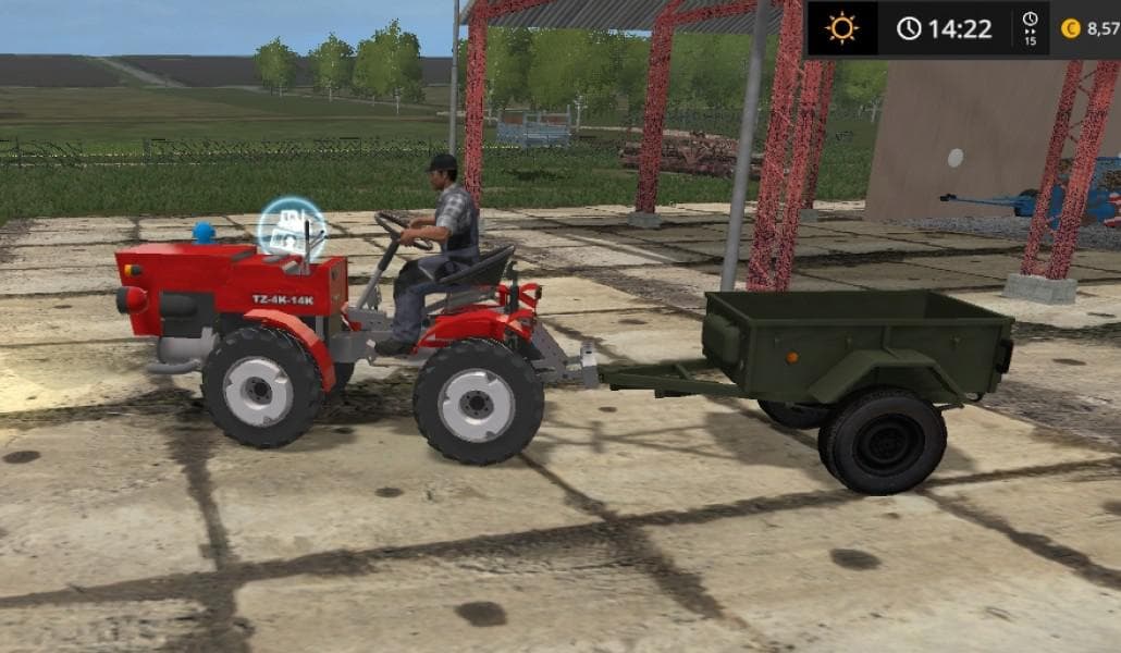 TZ4K garden tractor 2