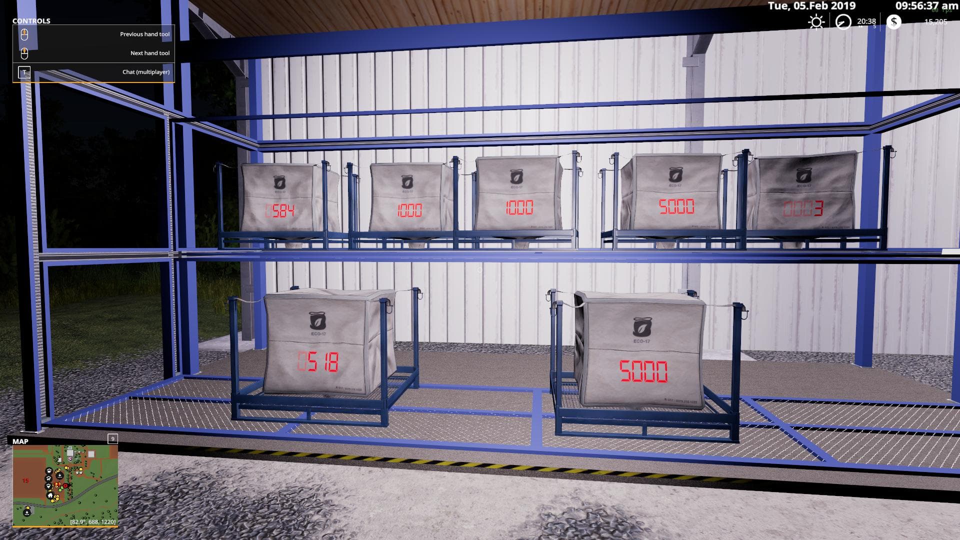 Pallets/Tanks with Digital Fill Level Indicator