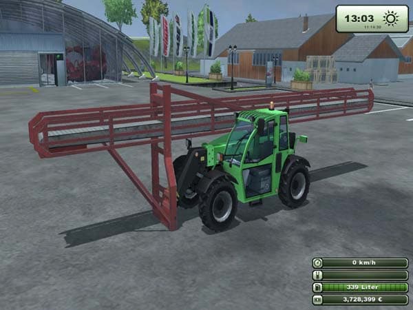 Telehandler conveyor belt [MP]