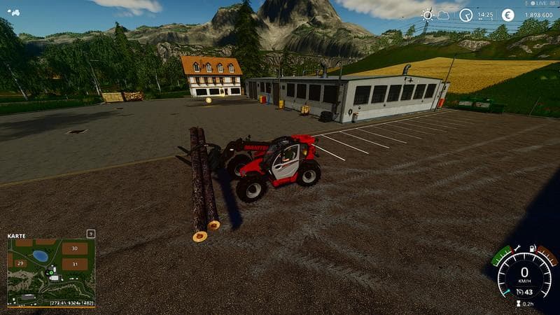 Telehandler Poltergabel 2
