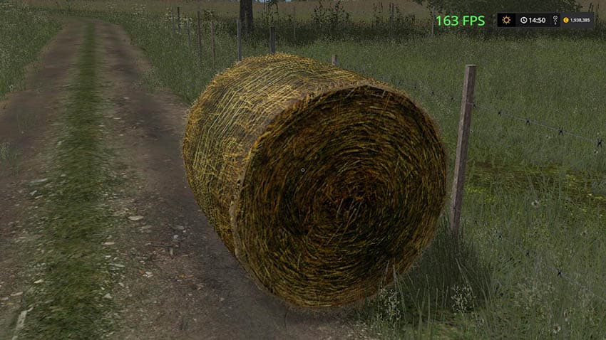 Texture of rotten straw bales 3