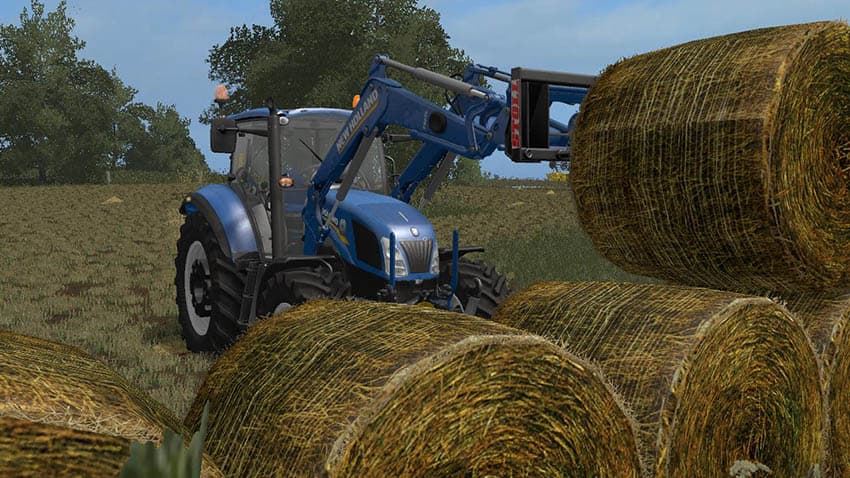 Texture of rotten straw bales