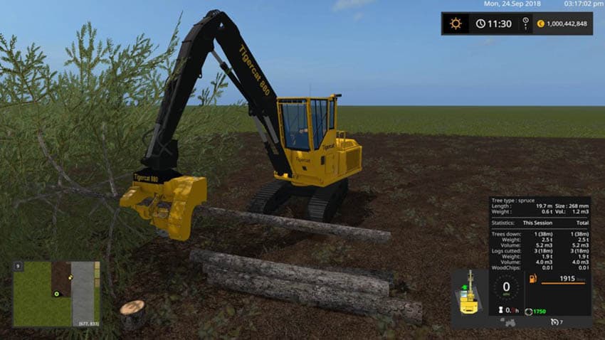 Tigercat 880 with tools [SP]