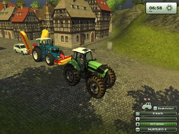 Tractor with mower as Traffic [SP]