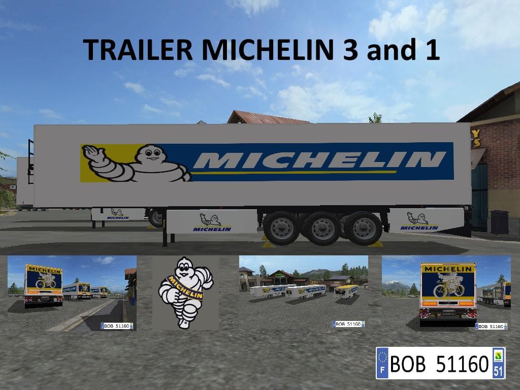 Trailer MICHELIN 3and1 3
