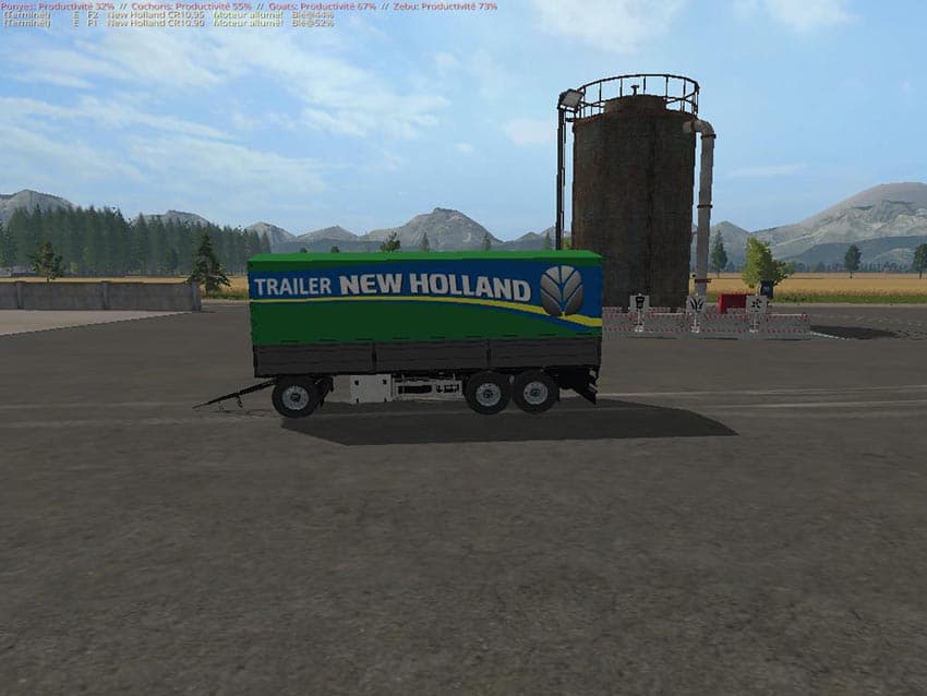 Trailer New Holland Krone UAL 3