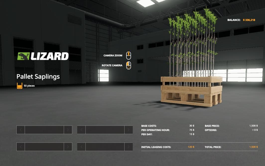 Tree saplings