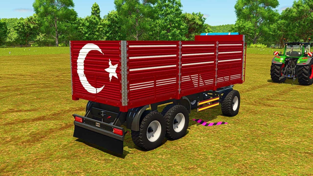 Turkish grain trailer