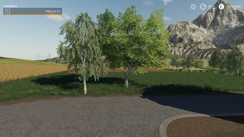 Two placeable trees