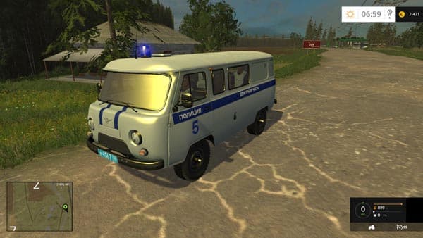 UAZ 3909 Police [MP]