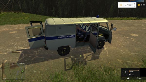 UAZ 3909 Police [MP] 2