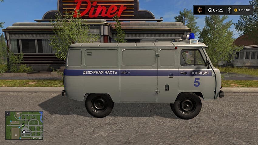 UAZ 3909 Police 2