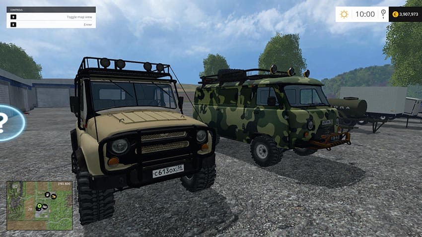UAZ and Trailers Pack 3